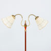 GOLVLAMPA, mässing och lackerad metall, 1930-/40-tal