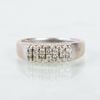RING, 18k vitguld, med briljantslipade diamanter tot ca 0.25 ct
