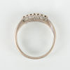 RING, 18k vitguld, med briljantslipade diamanter tot ca 0.25 ct
