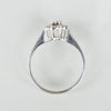 RING, 18k vitguld, carmosémodell, med briljantslipade diamanter tot 0.26 ct