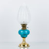 BORDSFOTOGENLAMPA, mässing och glas, 1900-talets första hälft