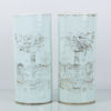 VASER, 1 par, porslin, Kina, 1800-tal