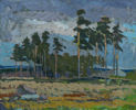 CARL DELDEN (1906-1997), olja på pannå, signerad