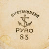 WILHELM KÅGE, 8 del, servisporslin, "Pyro", Gustavsberg, 1900-talets mitt