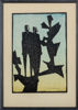 ÅKE HOLM (1900-1980), träsnitt, signerad