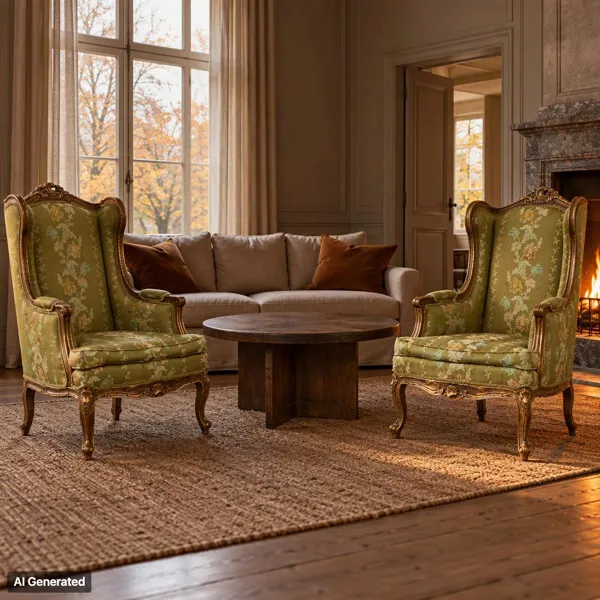 BERGÈRER, 1 par, Louis XVI stil, 1800-/1900-tal