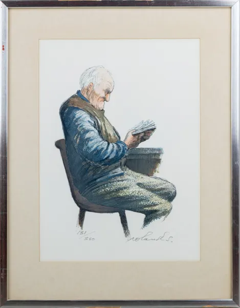 ROLAND SVENSSON, färglitografi, signerad och numrerad 131/300