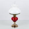 BORDSFOTOGENLAMPA, mässing och glas, 1900-tal