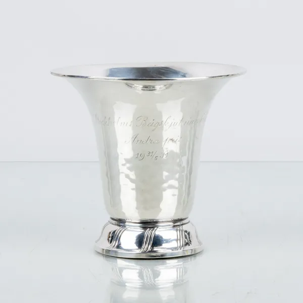 VAS/BÄGARE, silver, svenska stämplar 1929