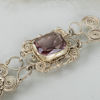 ARMBAND OCH COLLIER, filigranarbete, med camé, 1900-talets första hälft