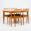 MATGRUPP, 5 del, teak och ek, 1900-talets mitt