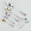 SAMLING SKEDAR, 7 del, silver, olika modeller, 1800-/1900-tal