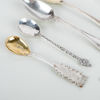 SAMLING SKEDAR, 7 del, silver, olika modeller, 1800-/1900-tal