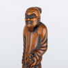 BÄLTESSPÄNNE/NETSUKE, skuret trä, Japan, Edo, sannolikt 1700-/1800-tal