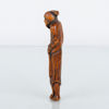 BÄLTESSPÄNNE/NETSUKE, skuret trä, Japan, Edo, sannolikt 1700-/1800-tal