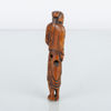 BÄLTESSPÄNNE/NETSUKE, skuret trä, Japan, Edo, sannolikt 1700-/1800-tal