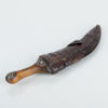 JAMBIYA, stål och horn, sannolikt Mellanöstern, 1800-/1900-tal