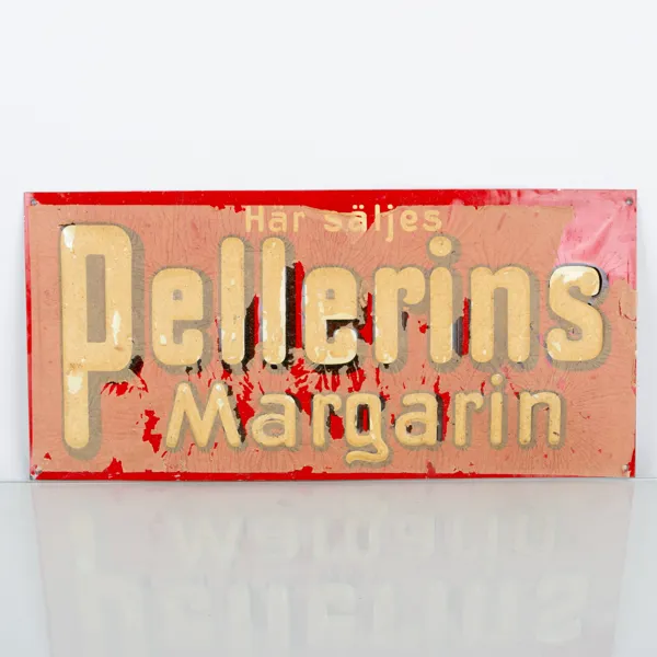 PLÅTSKYLT, Pellegrins Margarin, 1900-talets mitt