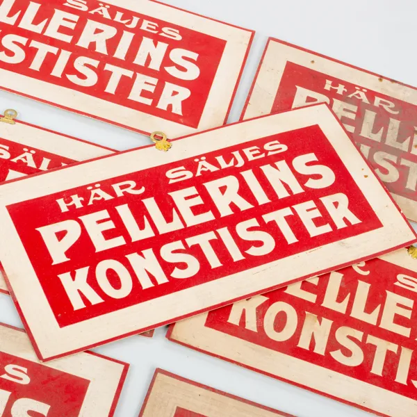 PAPPSKYLTAR, 7 st, Pellegrins Margarin, 1900-talets mitt