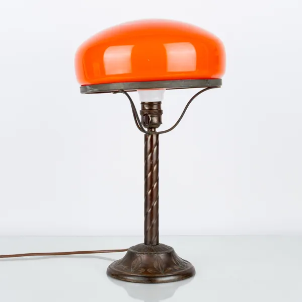 BORDSLAMPA, koppar, Strindbergsmodell, 1900-talets första hälft