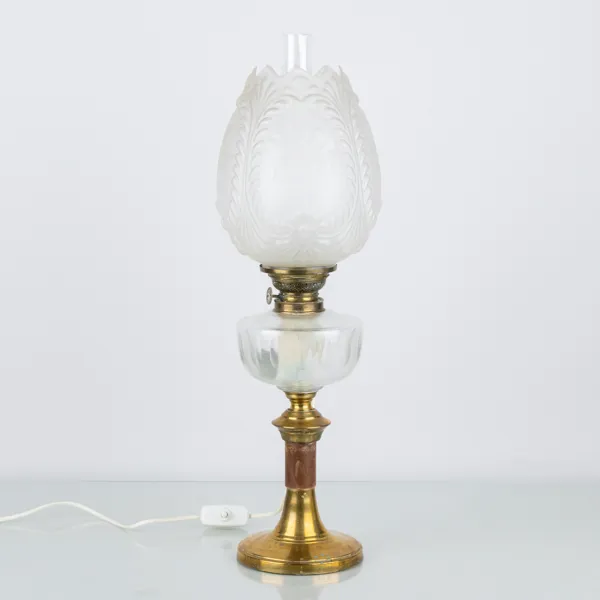 BORDSFOTOGENLAMPA, mässing, 1800-tal
