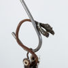 TAKLAMPA, kromad metall, 1930-tal