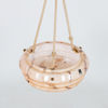 TAKLAMPA, marmorerat glas, sannolikt 1920-/30-tal
