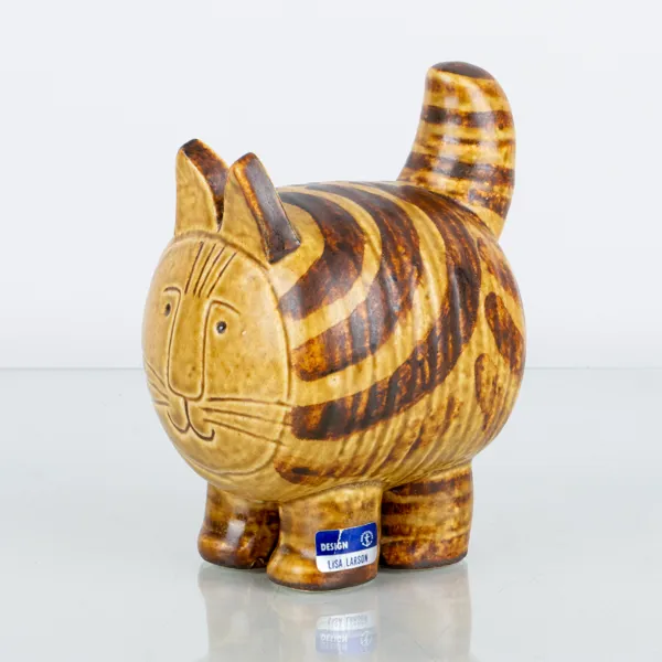 LISA LARSON, figur, stengods, "Stora katten", ur serien "Jura", Gustavsberg