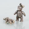 HÄNGEN, 2 st, silver, i form av björnar, 1900-/2000-tal