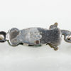 PÄRLCOLLIER, 2 st, odlade pärlor, silverlås, 1900-talets mitt