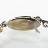 PÄRLCOLLIER, 2 st, odlade pärlor, silverlås, 1900-talets mitt
