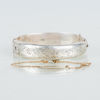 ARMRING OCH ARMBAND, silver resp 10k guld, 1900-tal