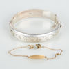 ARMRING OCH ARMBAND, silver resp 10k guld, 1900-tal