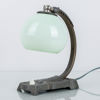 BORDSLAMPA, patinerad metall, art déco, 1920-/30-tal