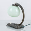 BORDSLAMPA, patinerad metall, art déco, 1920-/30-tal