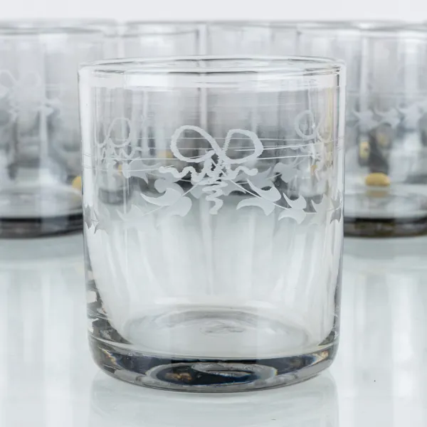 SELTERGLAS, 17 st, glas, "Antik", Reijmyre glasbruk, sannolikt 1900-talets andra hälft