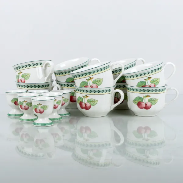SERVISPORSLIN, 16 del, porslin, "French Garden Fleurence", Villeroy & Boch