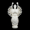 FIGURIN, porsllin, blanc de chine, Guanqin, Kina, Qing, sent 1800-/tidigt 1900-tal