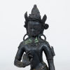 STATYETT, brons, stående Tara, möjligen Indien, 1800-/1900-tal