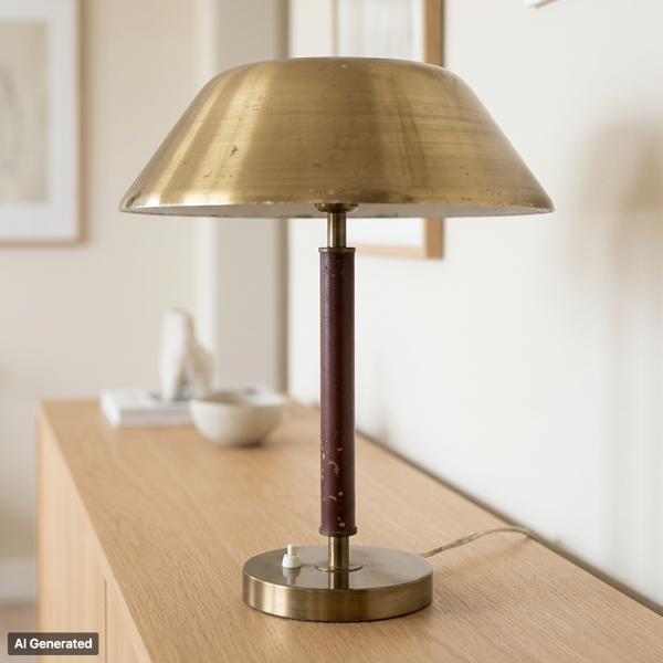 BORDSLAMPA, Falkenbergs belysning, modell 6422, 1900-talets mitt