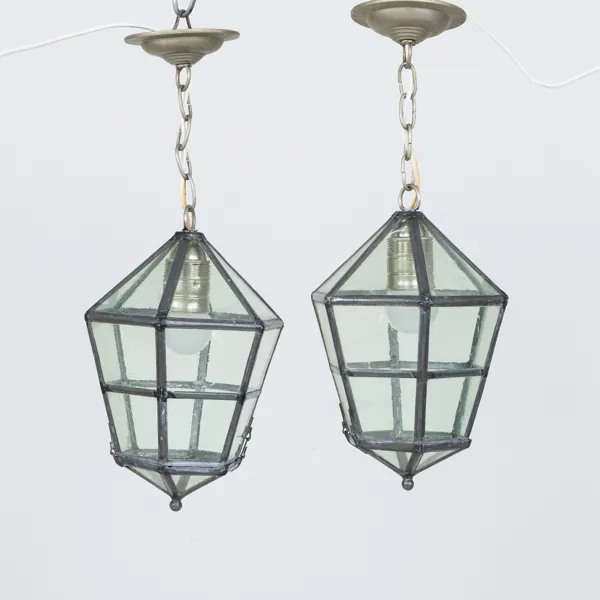 TAKLYKTOR, 1 par, blyglas, 1900-tal