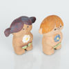 LISA LARSON, 1 par figurer, stengods, "Eva och Adam", Gustavsberg