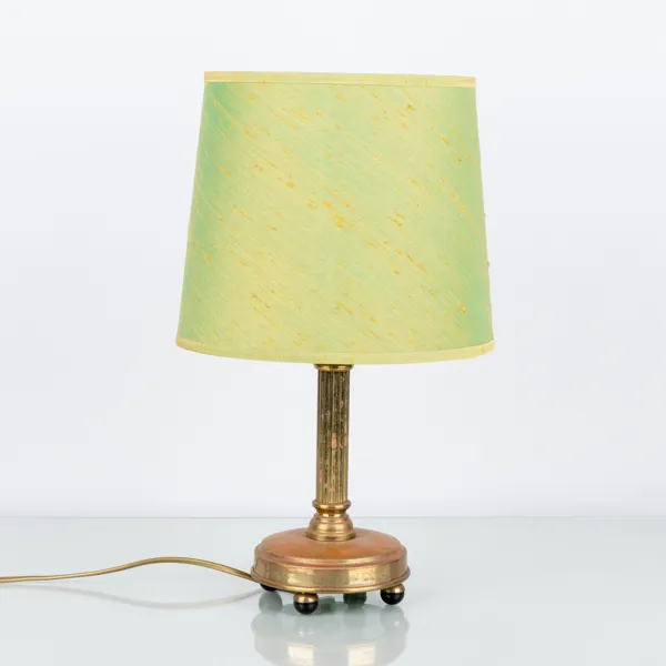 BORDSLAMPA, mässing, Vallonmässing, 1900-talets andra hälft