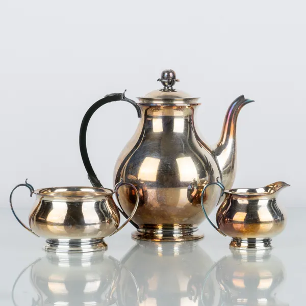 KAFFESERVIS, 3 del, nysilver, Cohr, Danmark