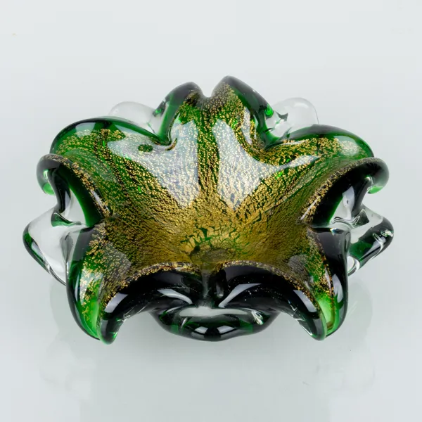 SKÅL, glas, sannolikt Murano, Italien, 1900-talets andra hälft