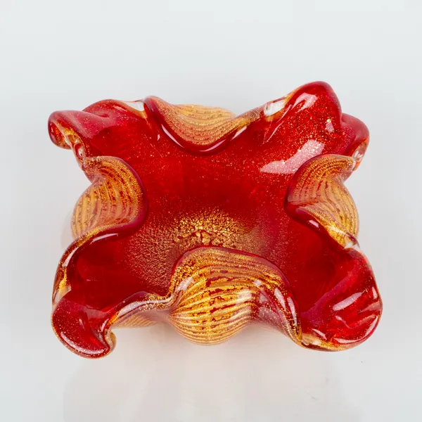 SKÅL, glas, sannolikt Murano, Italien, 1900-talets andra hälft 