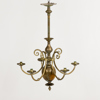 TAKKRONA, mässing, barockstil, 1800-/1900-tal