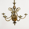 TAKKRONA, mässing, barockstil, 1800-/1900-tal