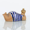 LISA LARSON, figur, stengods, ur serien "ABC-flickor", Gustavsberg
