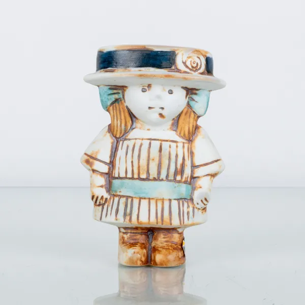 LISA LARSON, figur, stengods, "Anna", ur serien "Sekelskifte", Gustavsberg